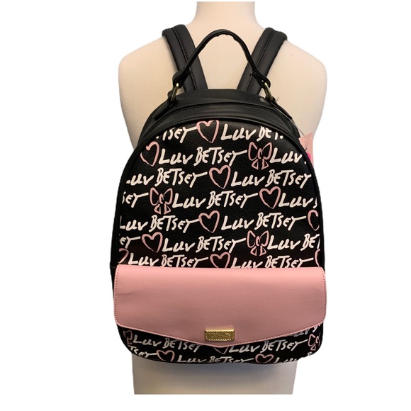 betsey johnson large backpack